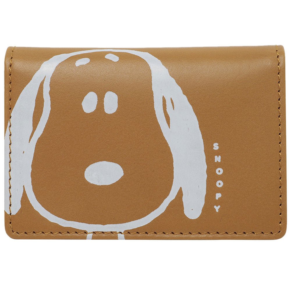 PEANUTS スヌーピー - F・V beagle パスケース / レザー / YELLOW / カードケース - PGS